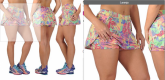 Short Saia Colorido